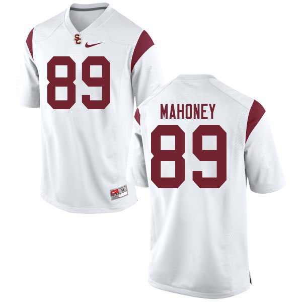 Men #89 Sean Mahoney USC Trojans College Football Jerseys Sale-White